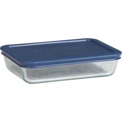 Snapware® Total Solution® Pyrex® Glass Rectangle Container with Lid - Blue/ Clear, 2 c - Ralphs