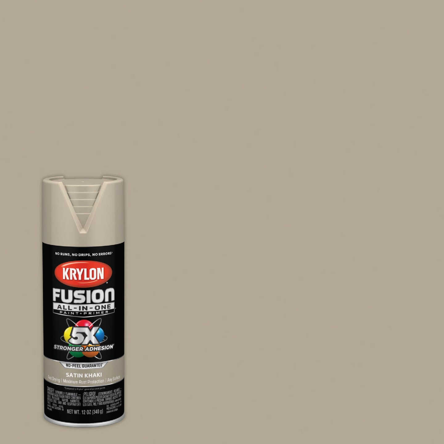 Krylon Fusion All-In-One Satin Spray Paint & Primer, Khaki - Tahlequah  Lumber
